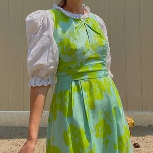 Vintage 1960s evening silk dress